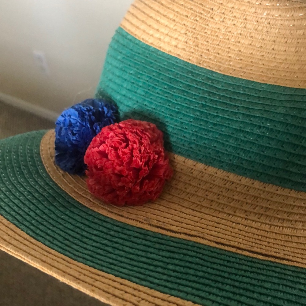 Blue Stripe Sun Hat